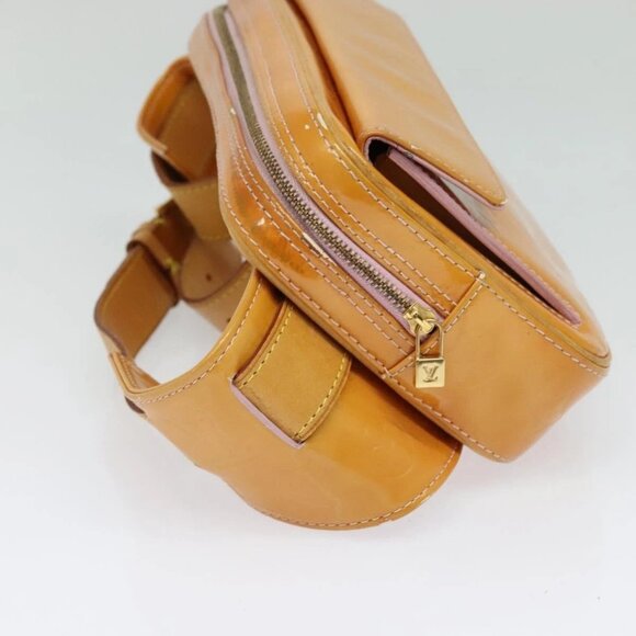 LOUIS VUITTON Monogram Vernis Fulton Bag Marshmallow Pink M91042 LV Auth 125555 - Picture 6 of 16